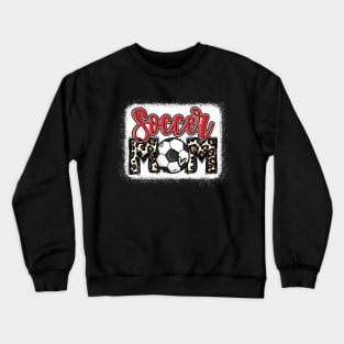 Soccer Mom Red Leopard Crewneck Sweatshirt